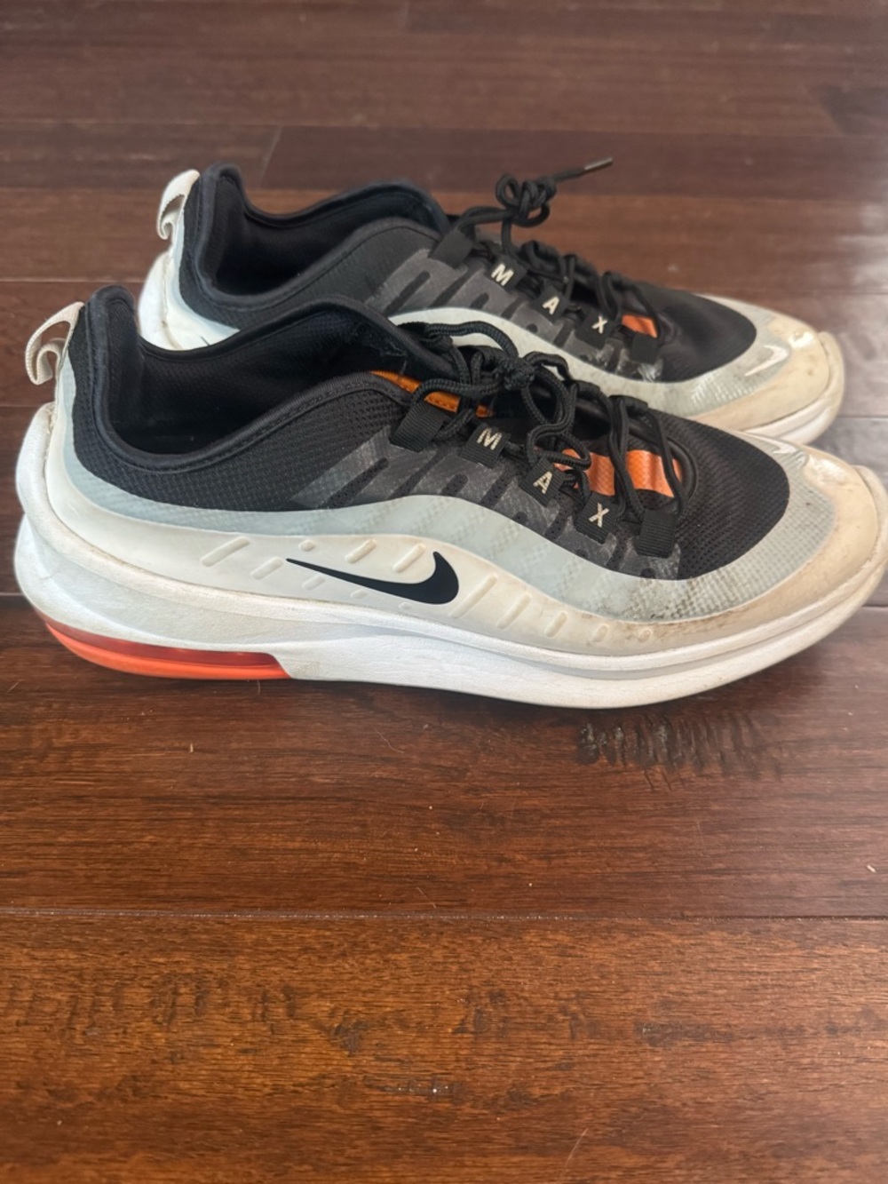 Nike Air Max Black White Orange Black Sneakers